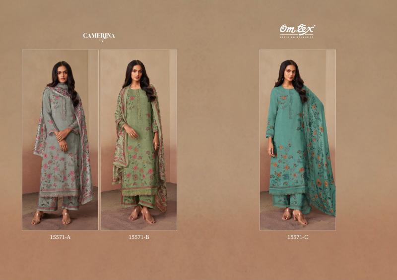 Omtex camerina dress material wholesale
